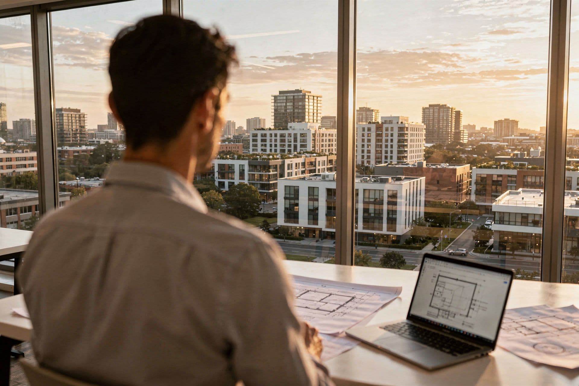 real-estate small business owner in work environment