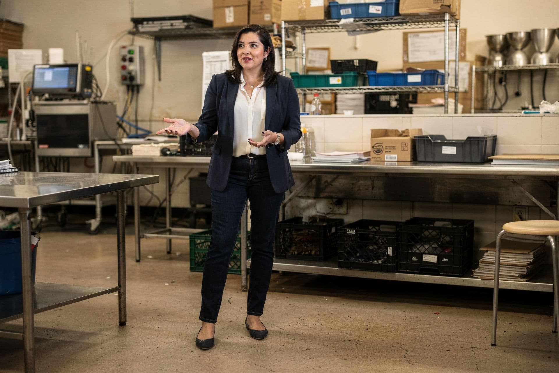 Roslyn Katherine Martinez, Chief Operating Officer & Co-Founder of Orchard Restaurant Group a hospitality business in North Texas standing with an open, professional stance